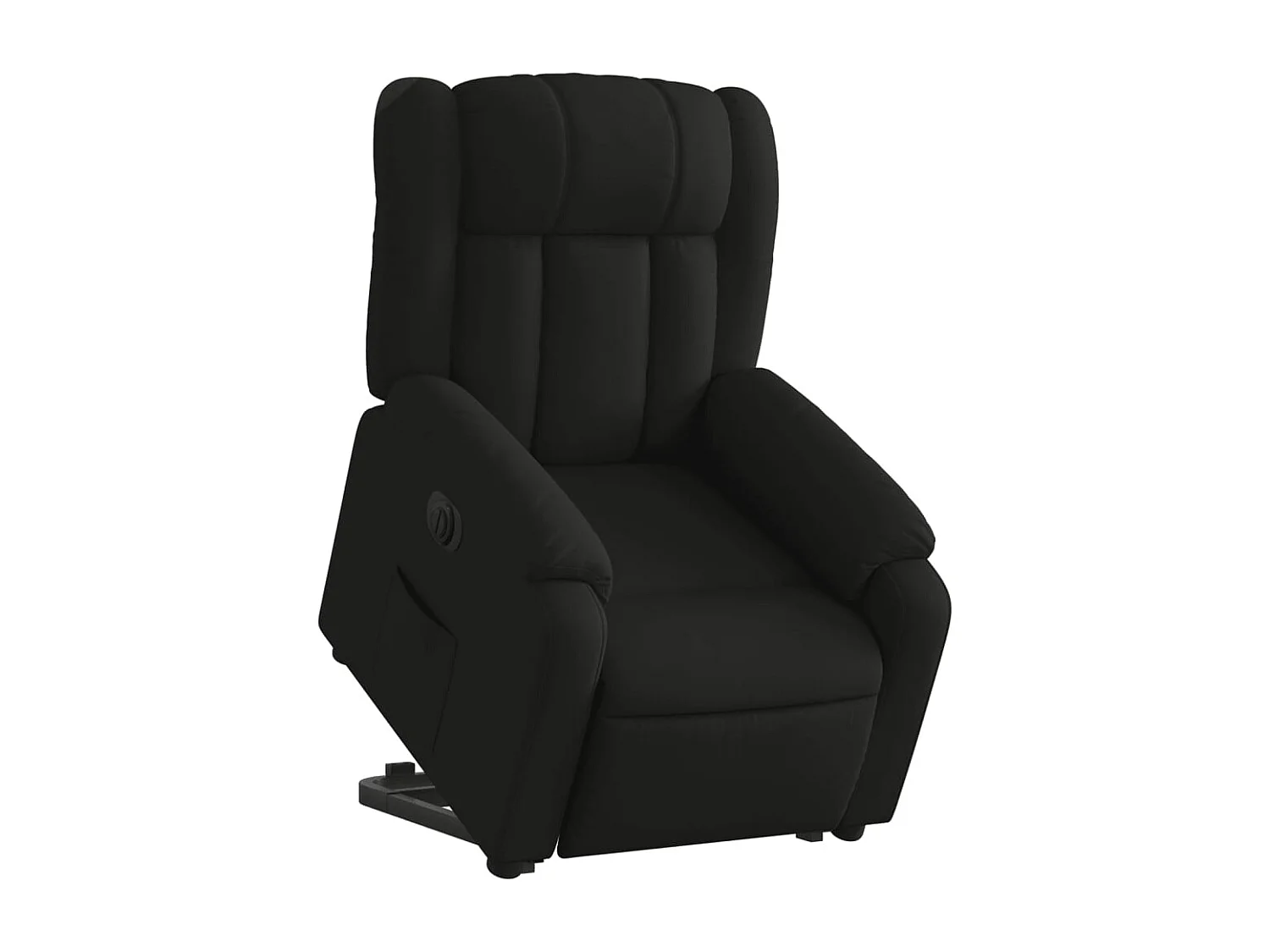 Silla de relax | Sillón eléctrico reclinable elevable de tela negro SHL4882