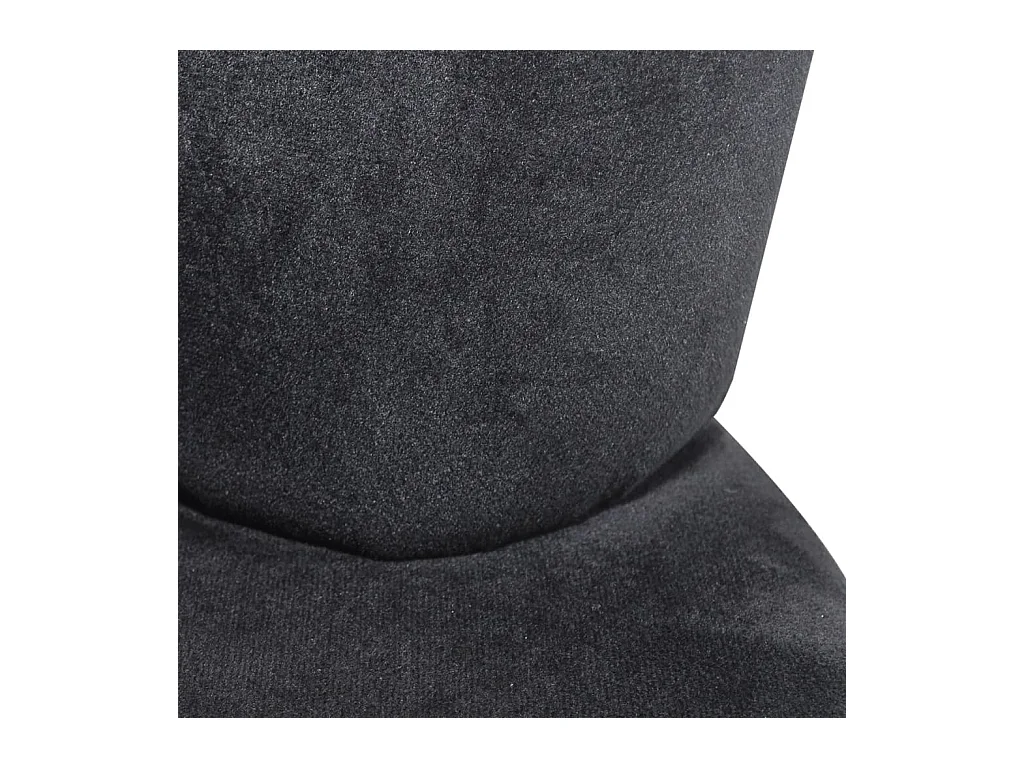 Silla de relax | Sillón en forma de mano de terciopelo negro SHL9233