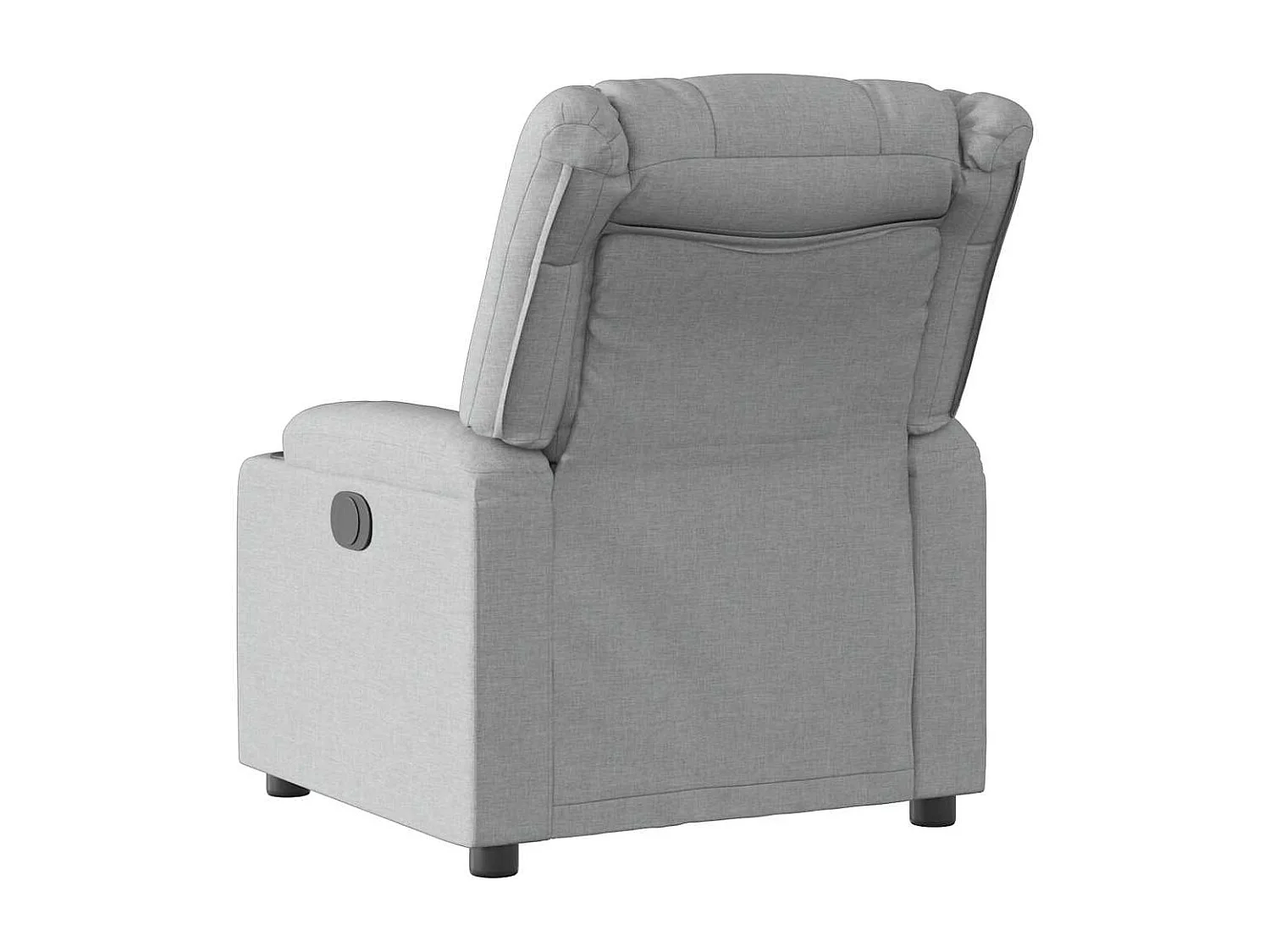 Fauteuil inclinable électrique-Chaise de relax-Fauteuil salon Gris clair Tissu SHL1351