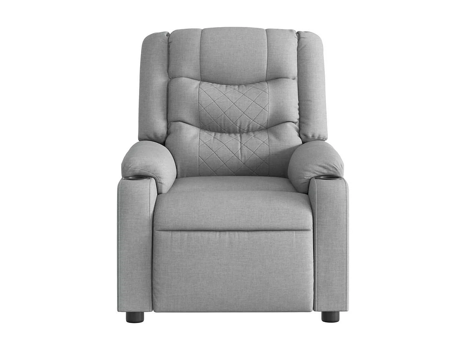 Fauteuil inclinable électrique-Chaise de relax-Fauteuil salon Gris clair Tissu SHL1351