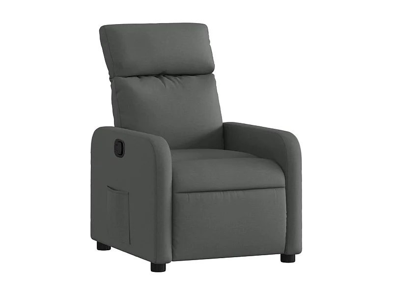 Sillón de relax | Silla | Sillón reclinable de tela gris oscuro SHL8230