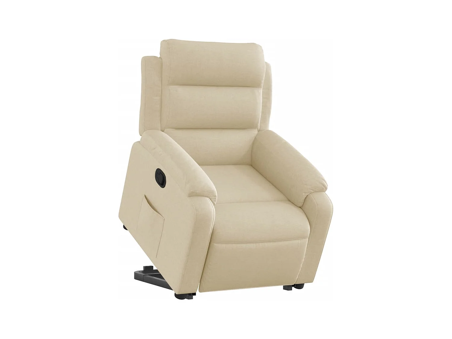 Sillón de relax | Sillón reclinable elevable de tela color crema SHL5155