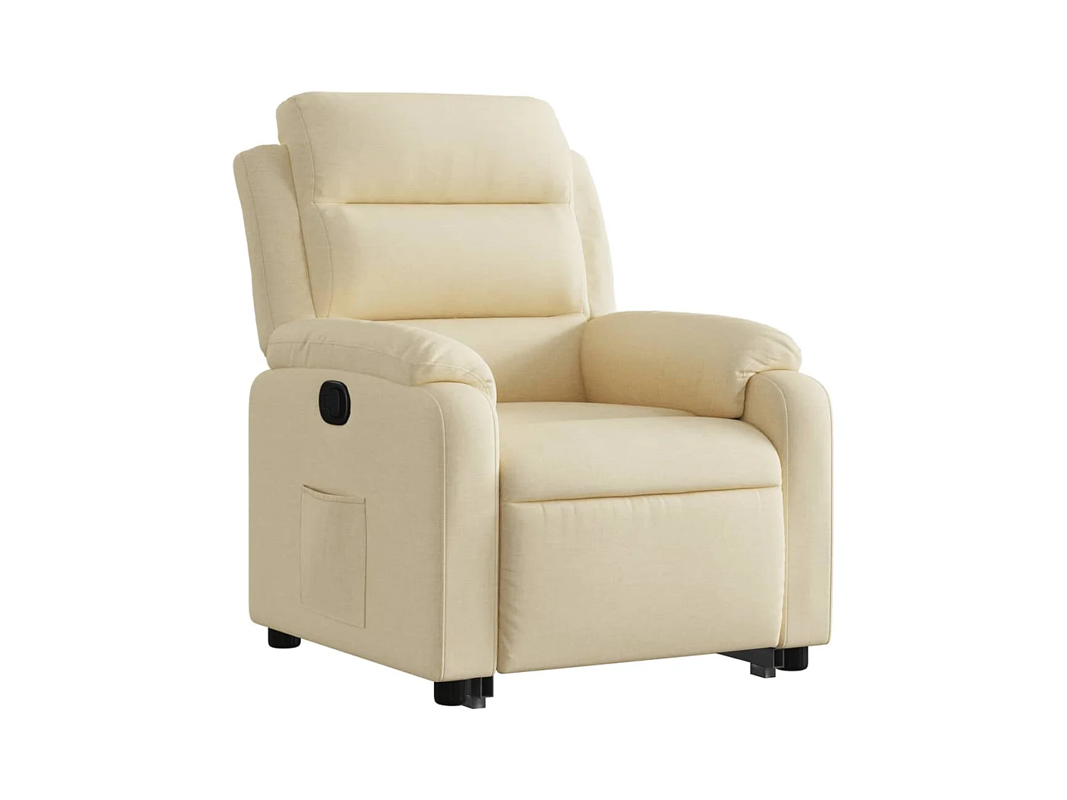 Sillón de relax | Sillón reclinable elevable de tela color crema SHL5155