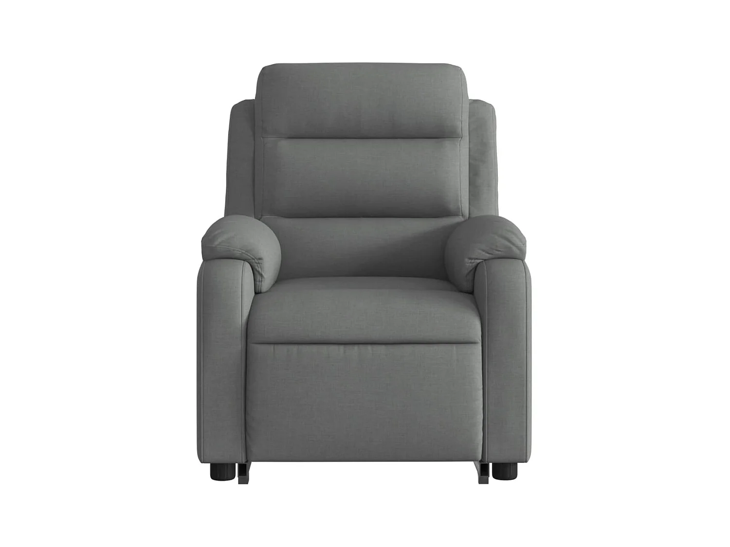 Poltrona elevatória de massagens tecido cinzento-escuro SHL251727