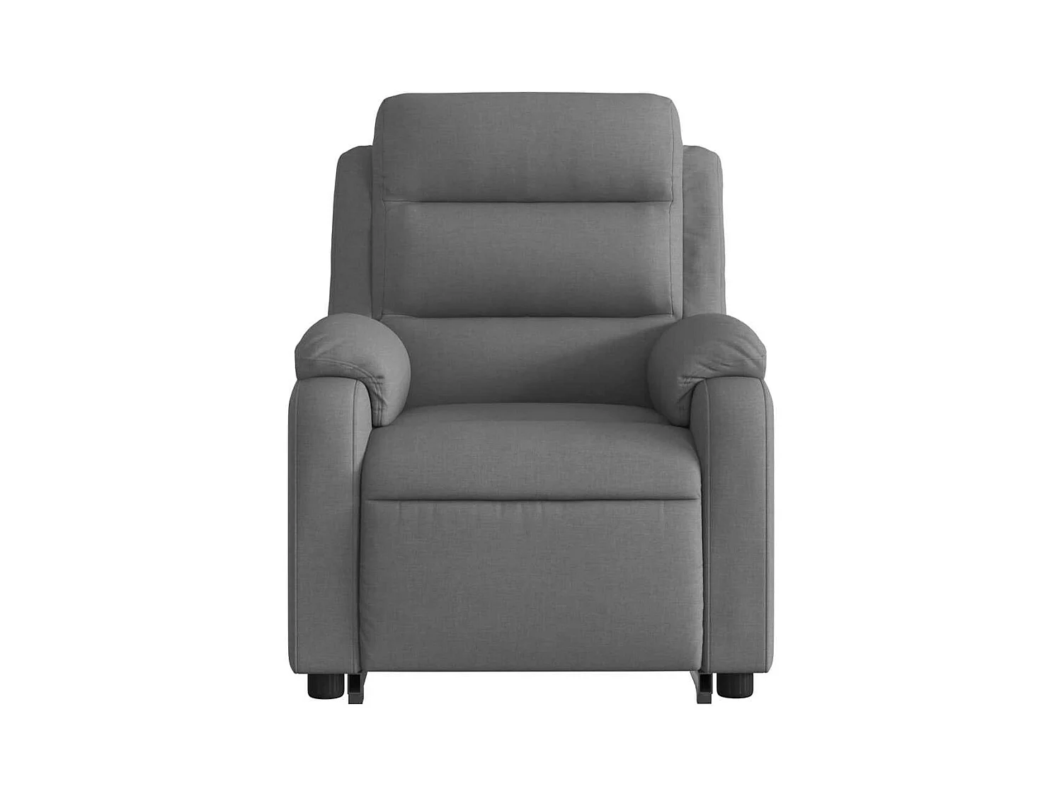 Silla de masaje reclinable de pie de tela gris oscuro SHL5464