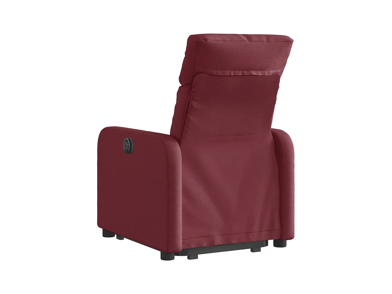 Fauteuil inclinable électrique-Chaise de relax-Fauteuil salon rouge bordeaux tissu SHL1087