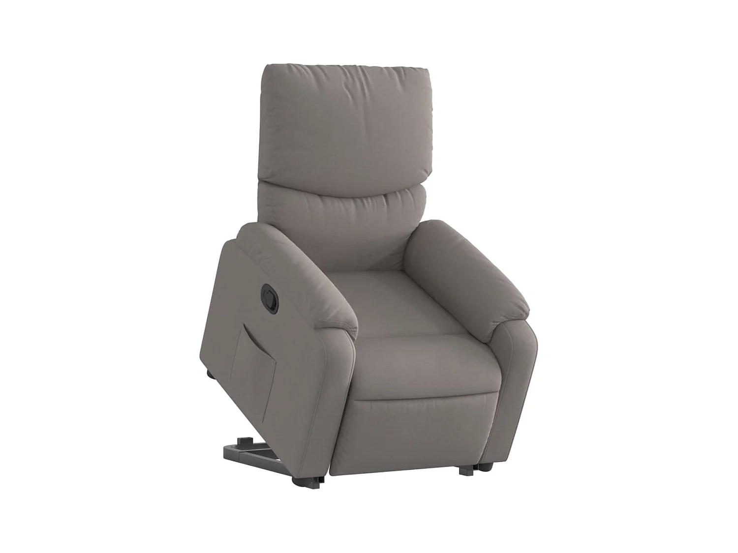 Sillón de relax | Silla | Sillón reclinable elevable tela gris taupe SHL3413