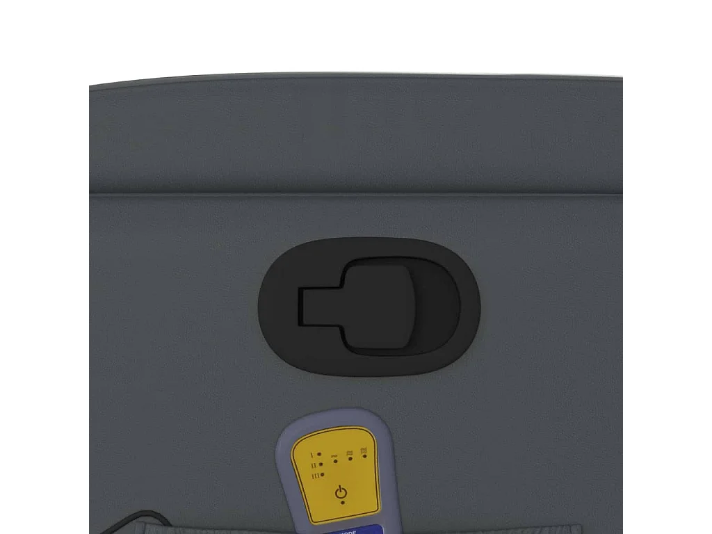 Fauteuil inclinable-Chaise de relax-Fauteuil de Massage gris similicuir SHL2872