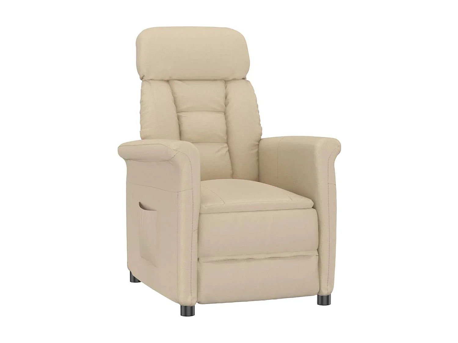Sessel mit Liegefunktion Creme Creme 70.5x96.5x95 cm SHL46556