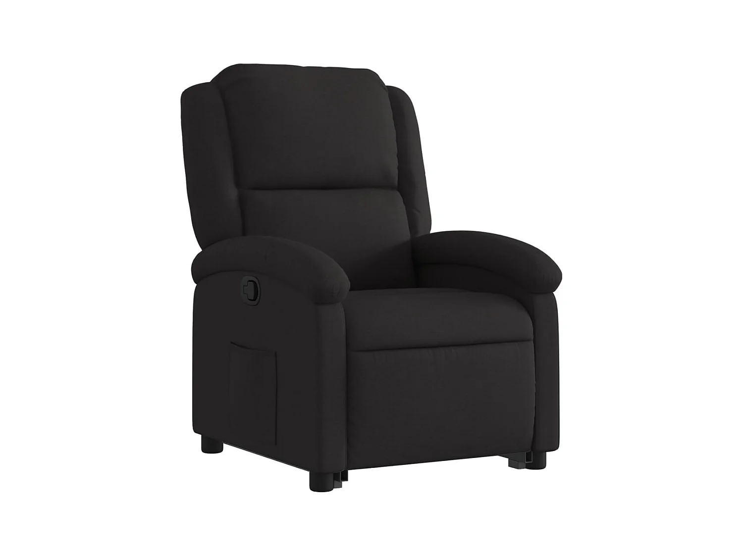 Sillón de relax | Silla | Sillón reclinable elevable tela negro SHL4429
