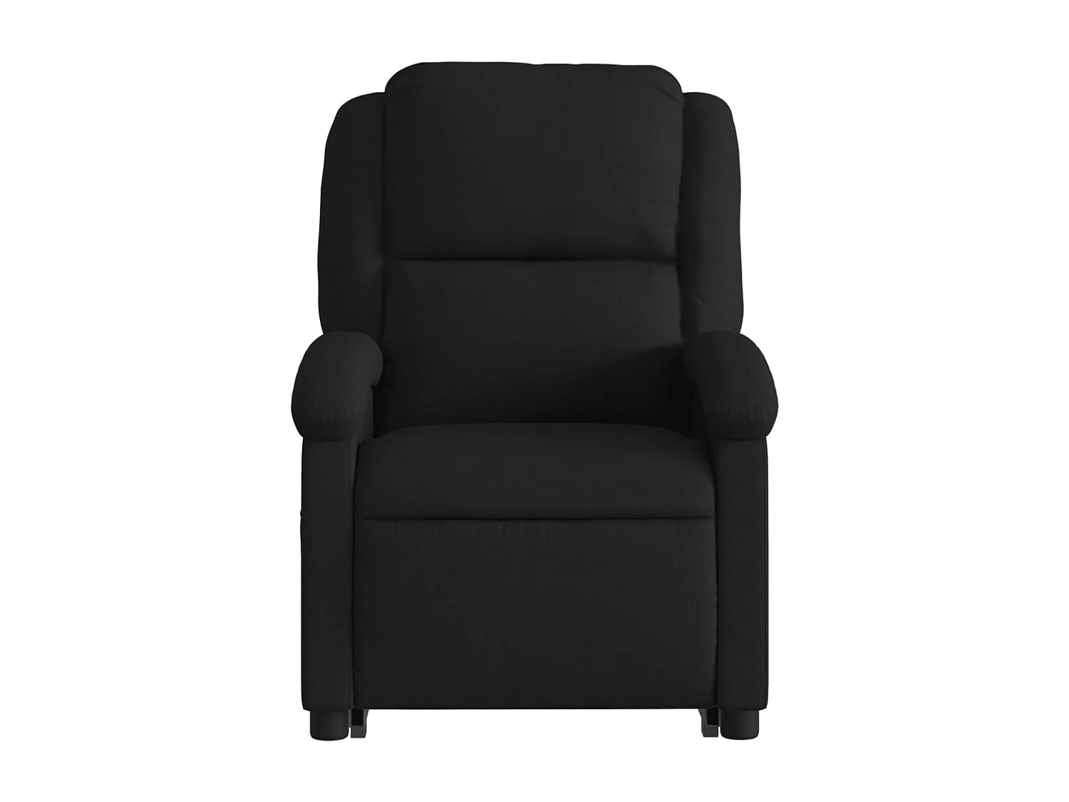 Fauteuil inclinable-Chaise de relax-Fauteuil salon noir tissu SHL4549