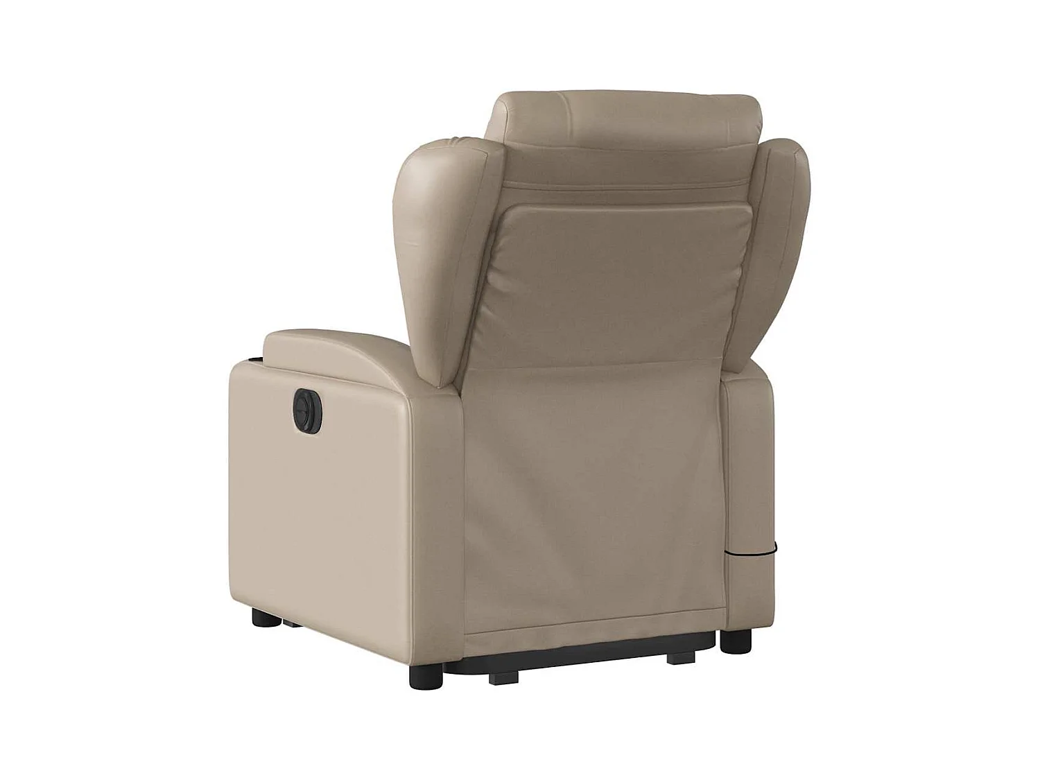 Fauteuil inclinable-Chaise de relax-Fauteuil de Massage Cappuccino Similicuir SHL4257