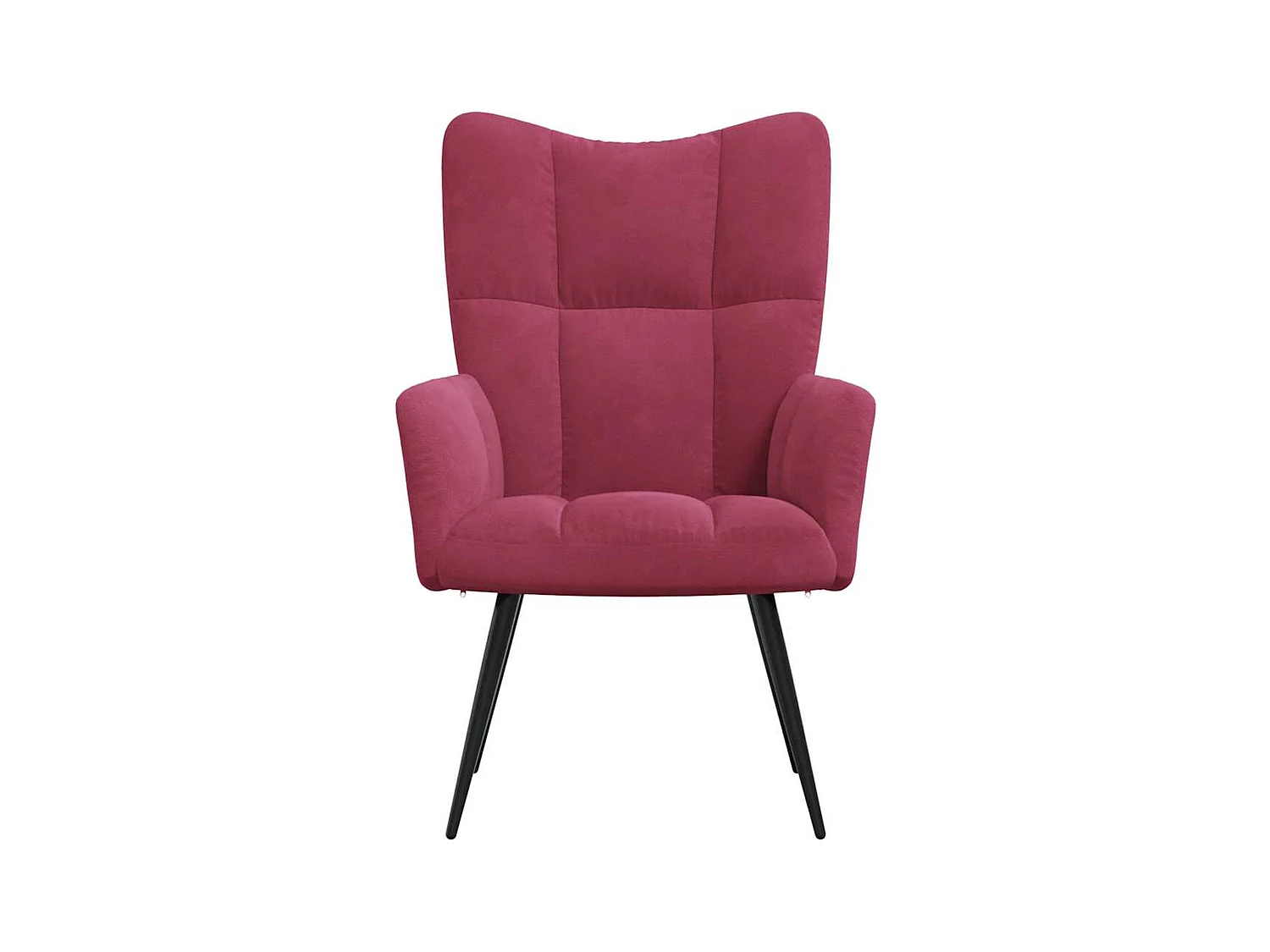 Sillón de relax | Silla de relax de terciopelo rojo vino tinto SHL9008