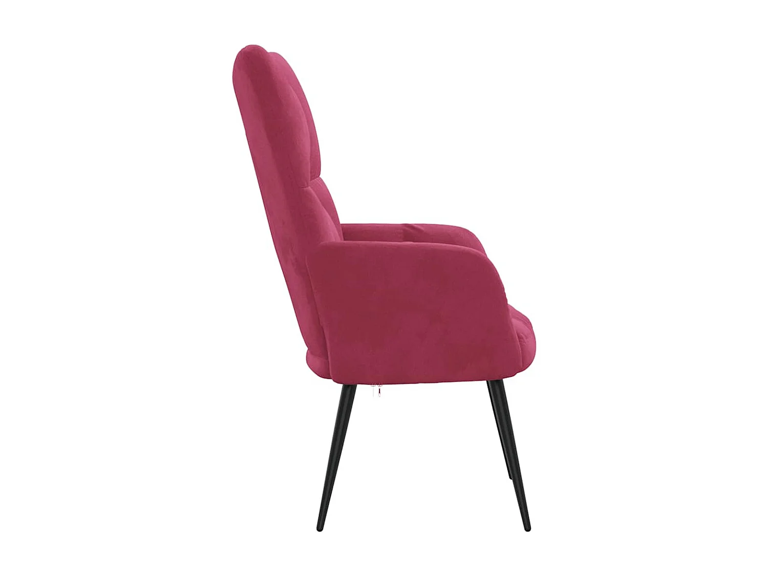 Relaxsessel | Lounge Sessel Weinrot Samt SHL92972