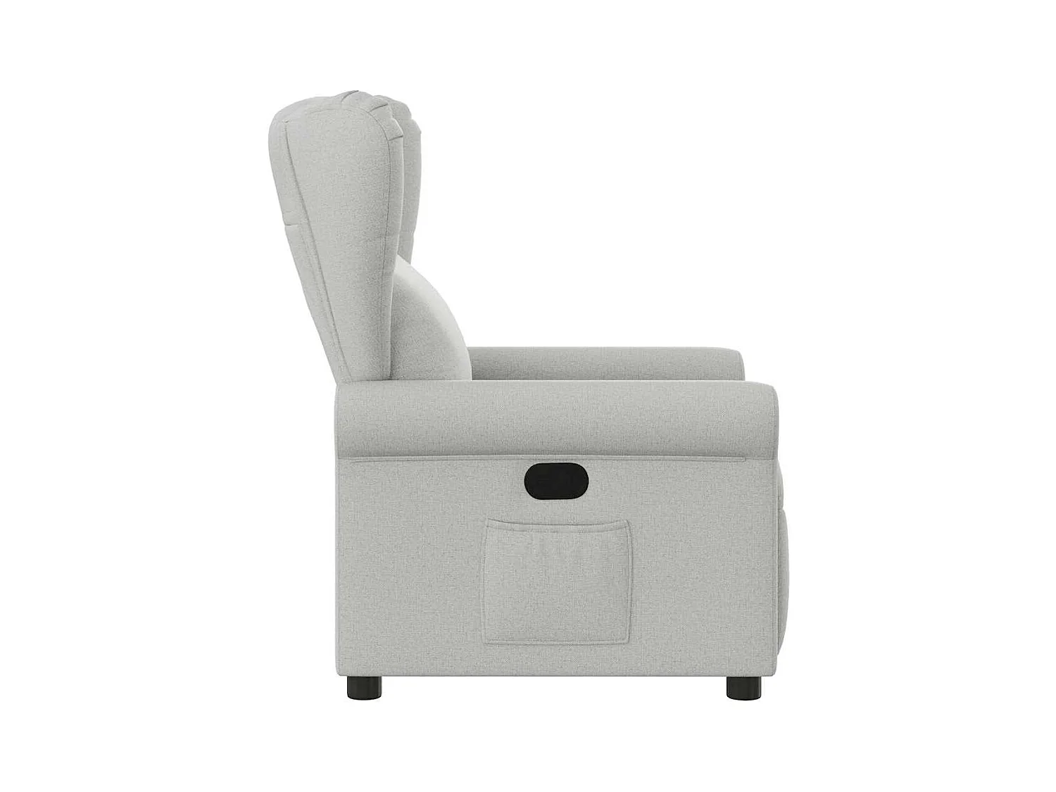 Sillón de relax | Sillón reclinable de tela gris nube SHL6193