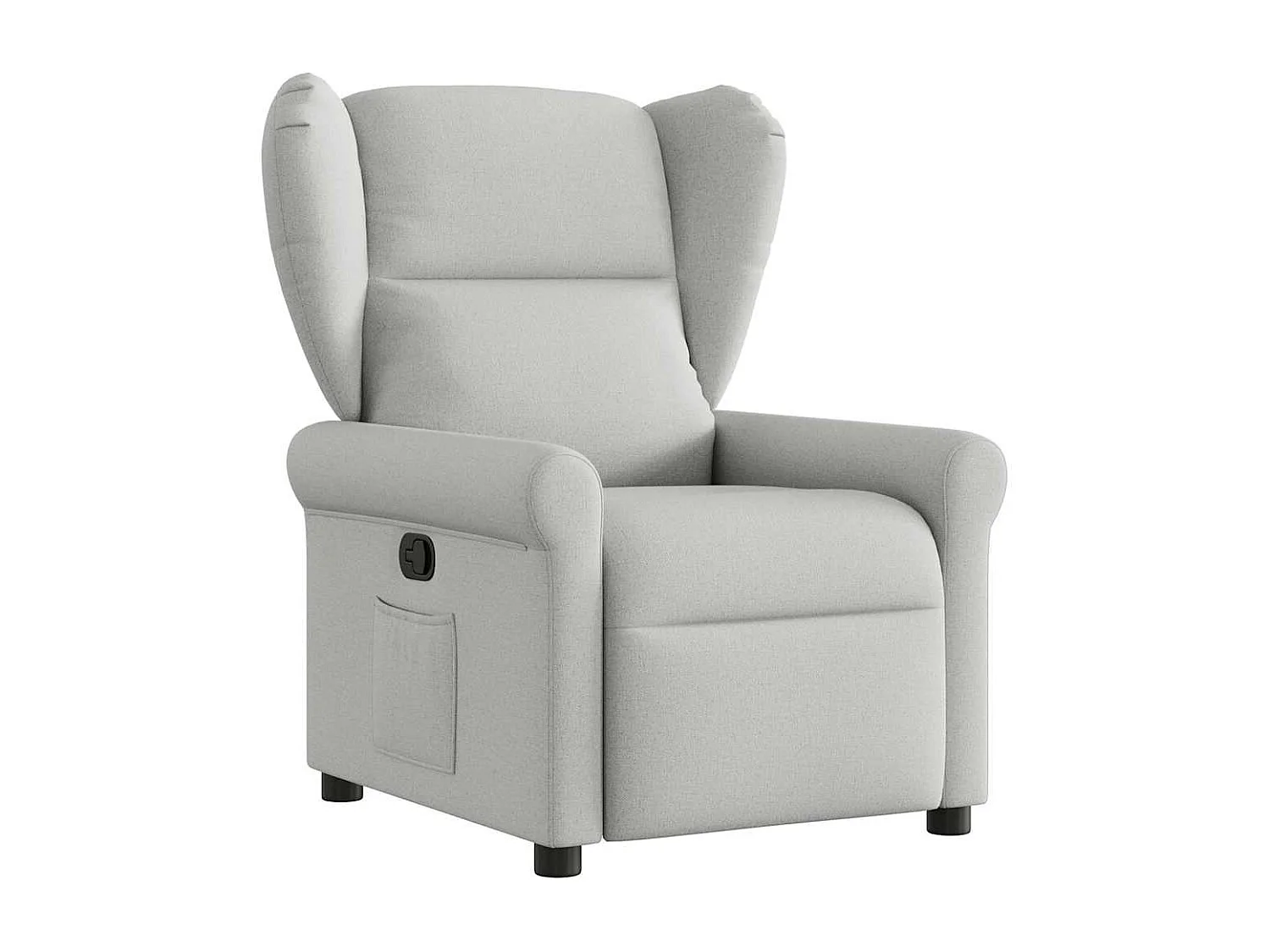 Relaxsessel | Lounge Sessel für Wohnzimmer Wolkengrau Stoff SHL73544