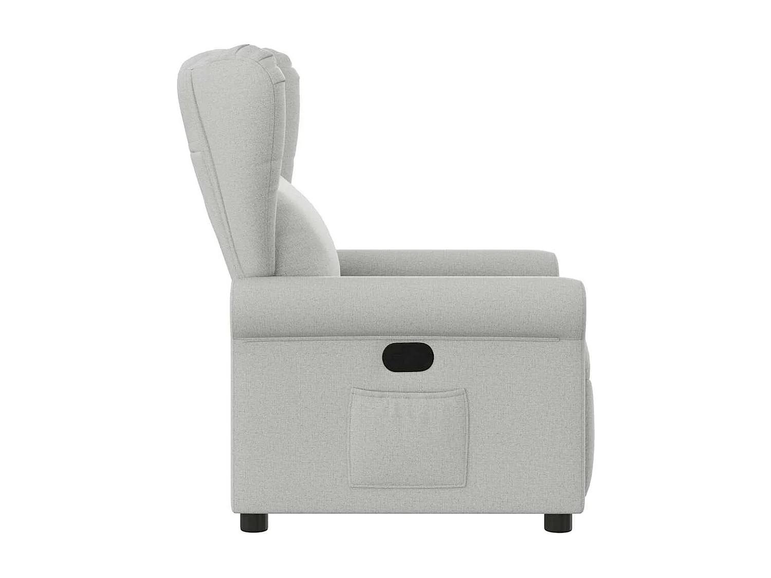 Relaxsessel | Lounge Sessel für Wohnzimmer Wolkengrau Stoff SHL73544