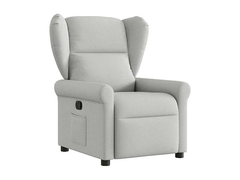 Relaxsessel | Lounge Sessel für Wohnzimmer Wolkengrau Stoff SHL73544