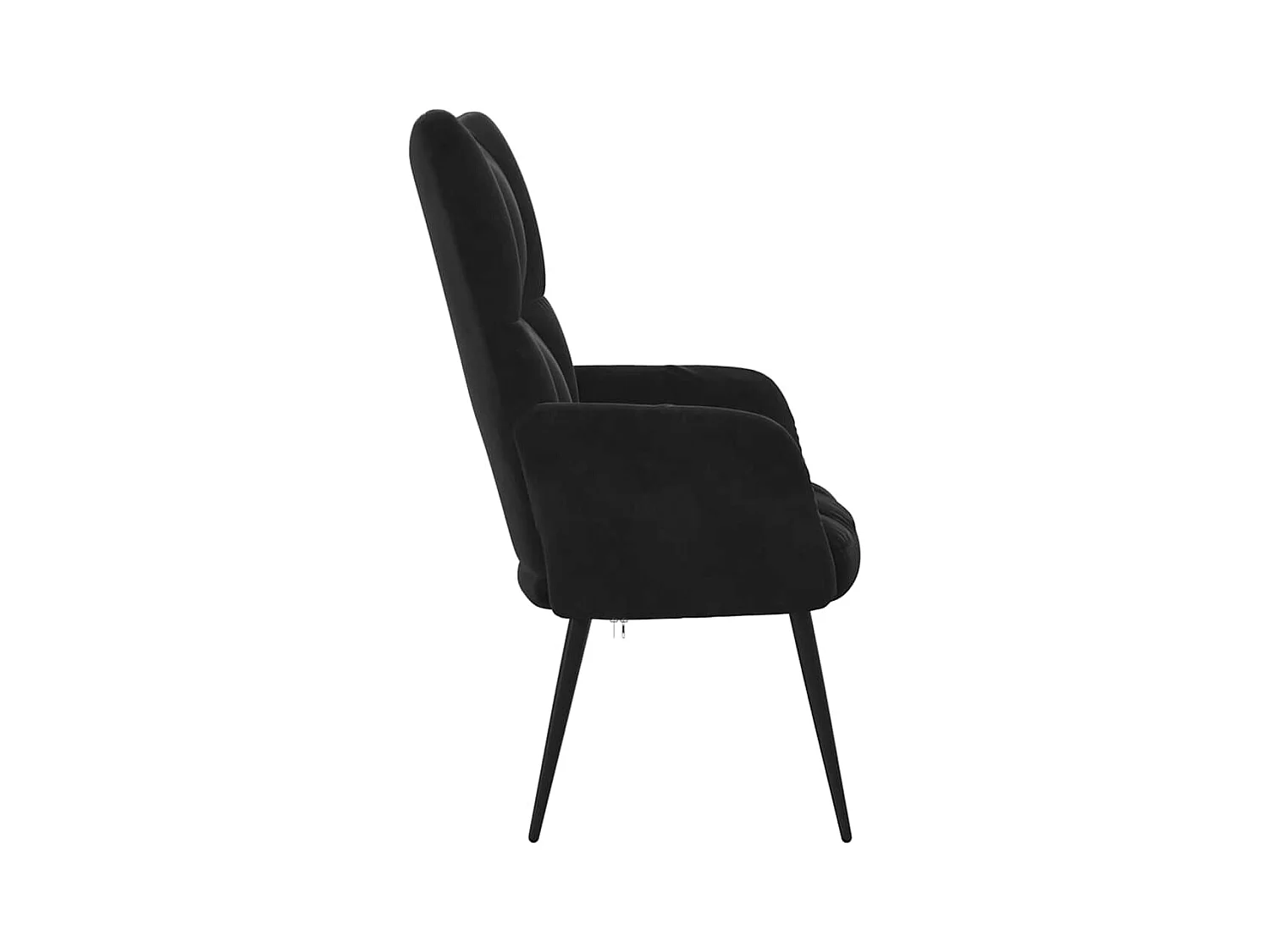 Sillón de relax | Silla de relax de terciopelo negro SHL9391