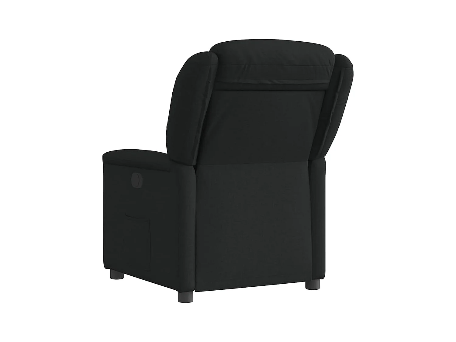 Sillón de relax | Silla | Sillón reclinable de tela negro SHL5494