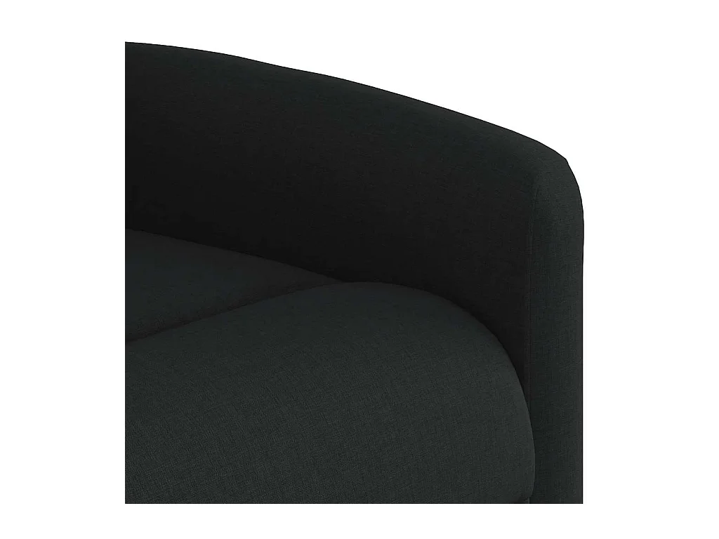 Sillón de relax | Silla | Sillón reclinable de tela negro SHL5494