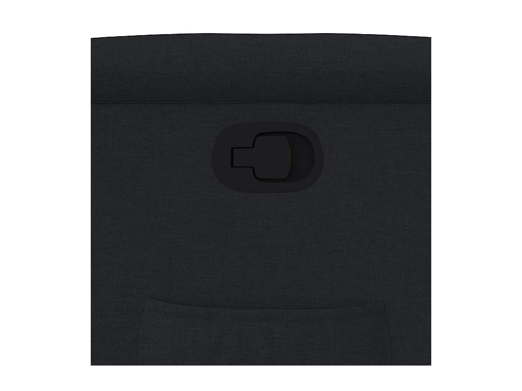 Sillón de relax | Silla | Sillón reclinable de tela negro SHL5494