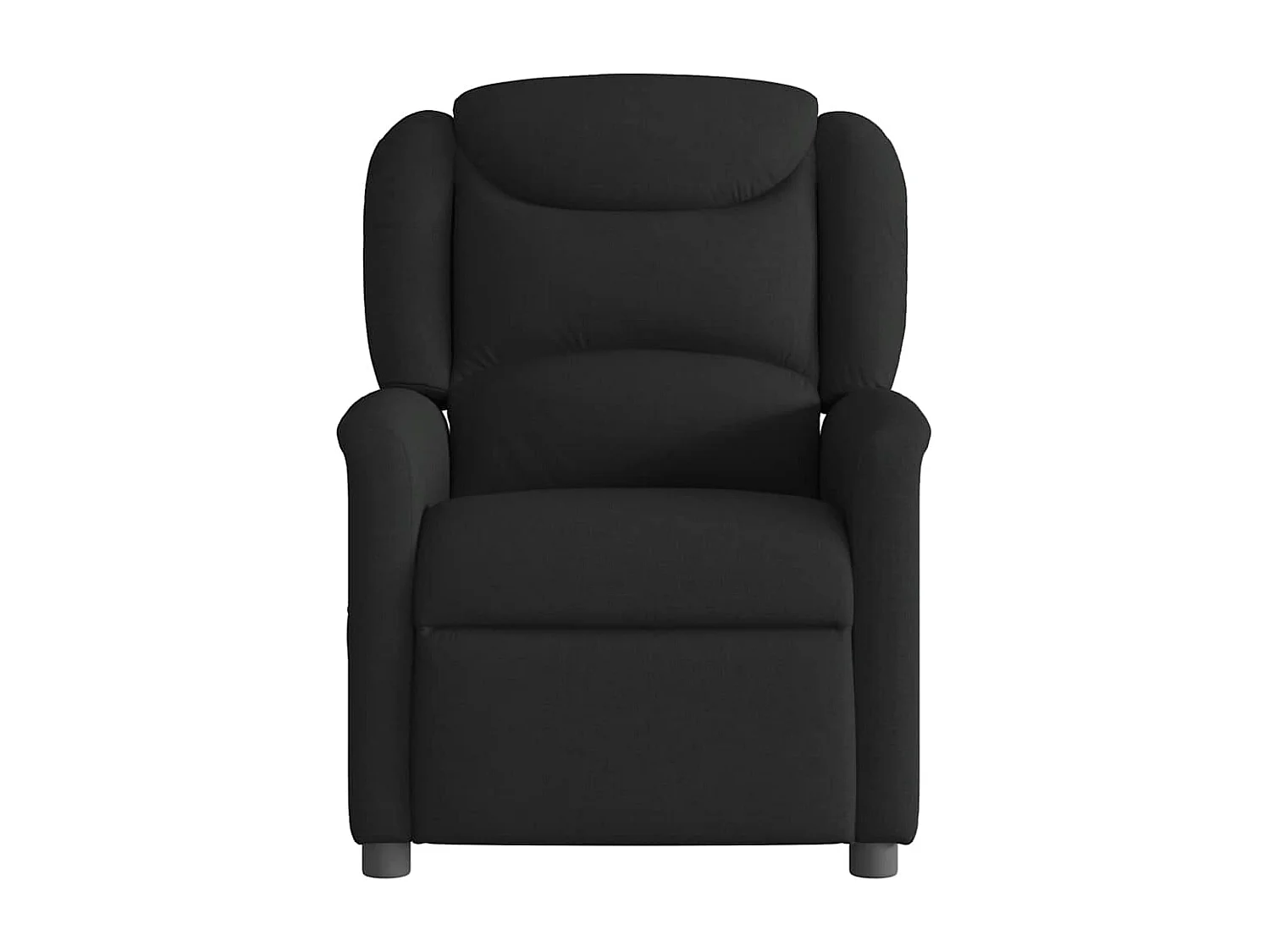 Fauteuil inclinable-Chaise de relax-Fauteuil TV Noir Tissu SHL2939