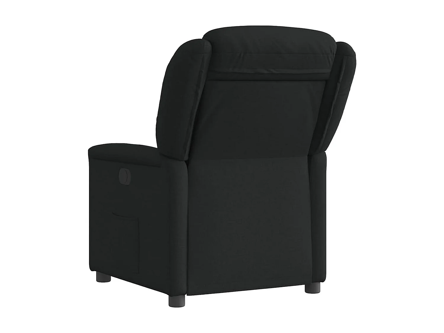 Fauteuil inclinable-Chaise de relax-Fauteuil TV Noir Tissu SHL2939