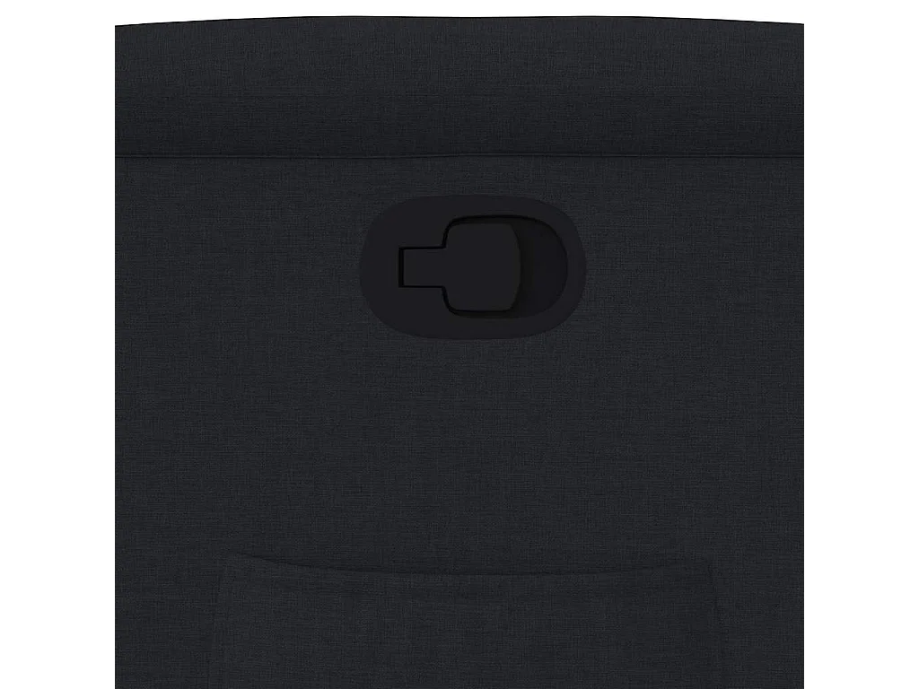 Fauteuil inclinable-Chaise de relax-Fauteuil TV Noir Tissu SHL2939