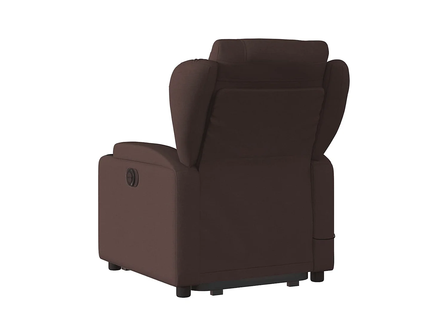 Sillón de salón | Silla | Sillón masaje eléctrico reclinable elevable tela marrón oscuro SHL5624