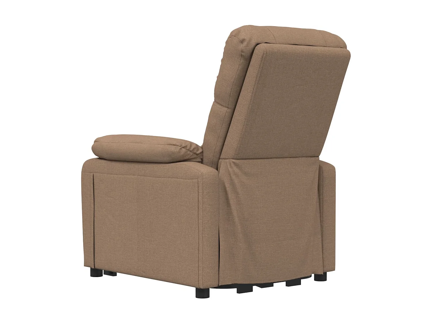 Fauteuil inclinable électrique-Chaise de relax Marron Tissu SHL4003