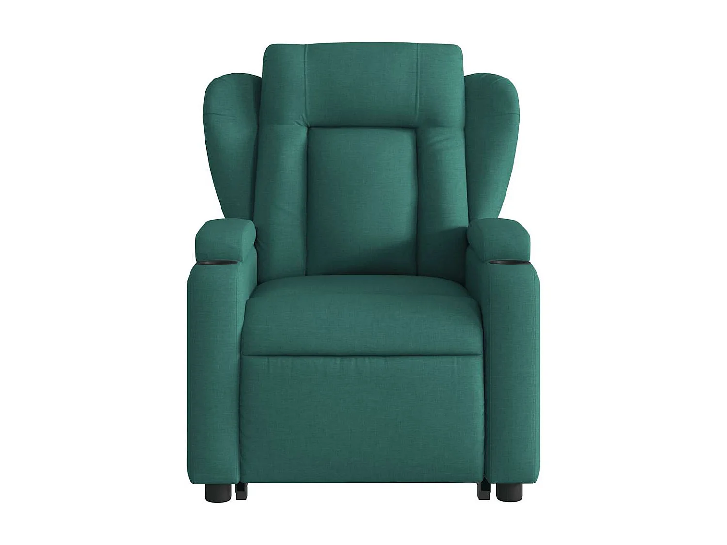 Sillón de relax | Silla | Sillón reclinable elevable tela verde oscuro SHL4386
