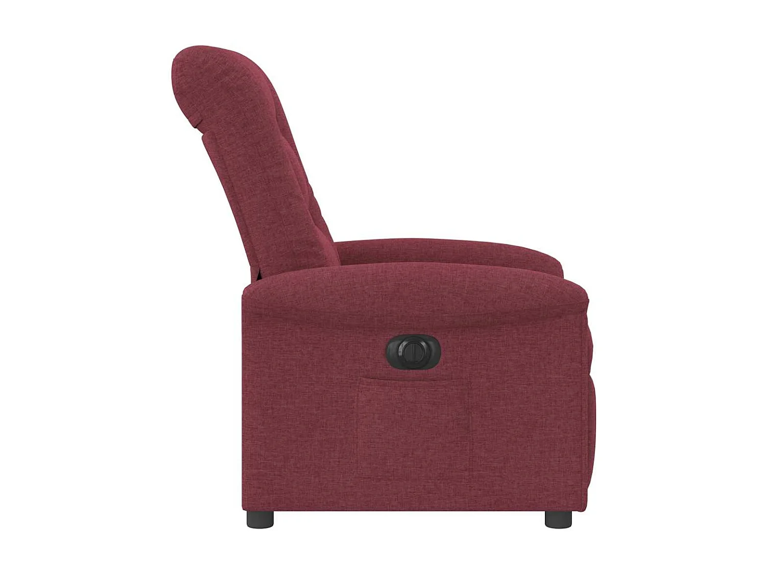 Fauteuil inclinable électrique-Chaise de relax-Fauteuil TV Rouge bordeaux Tissu SHL1577