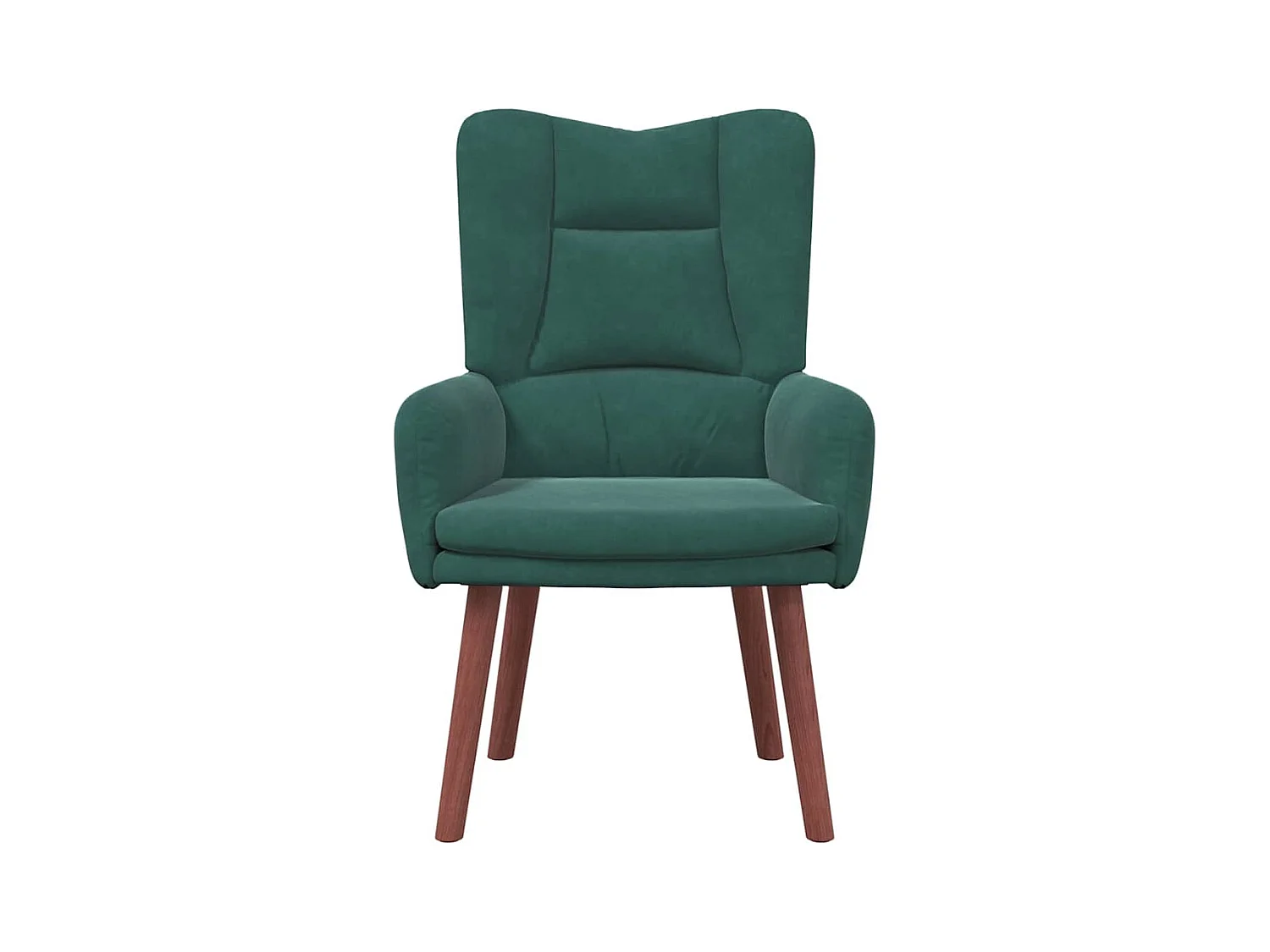 Sillón de relax | Silla Relax | Sillón de salón Verde oscuro 63x67x94 cm Terciopelo SHL4923