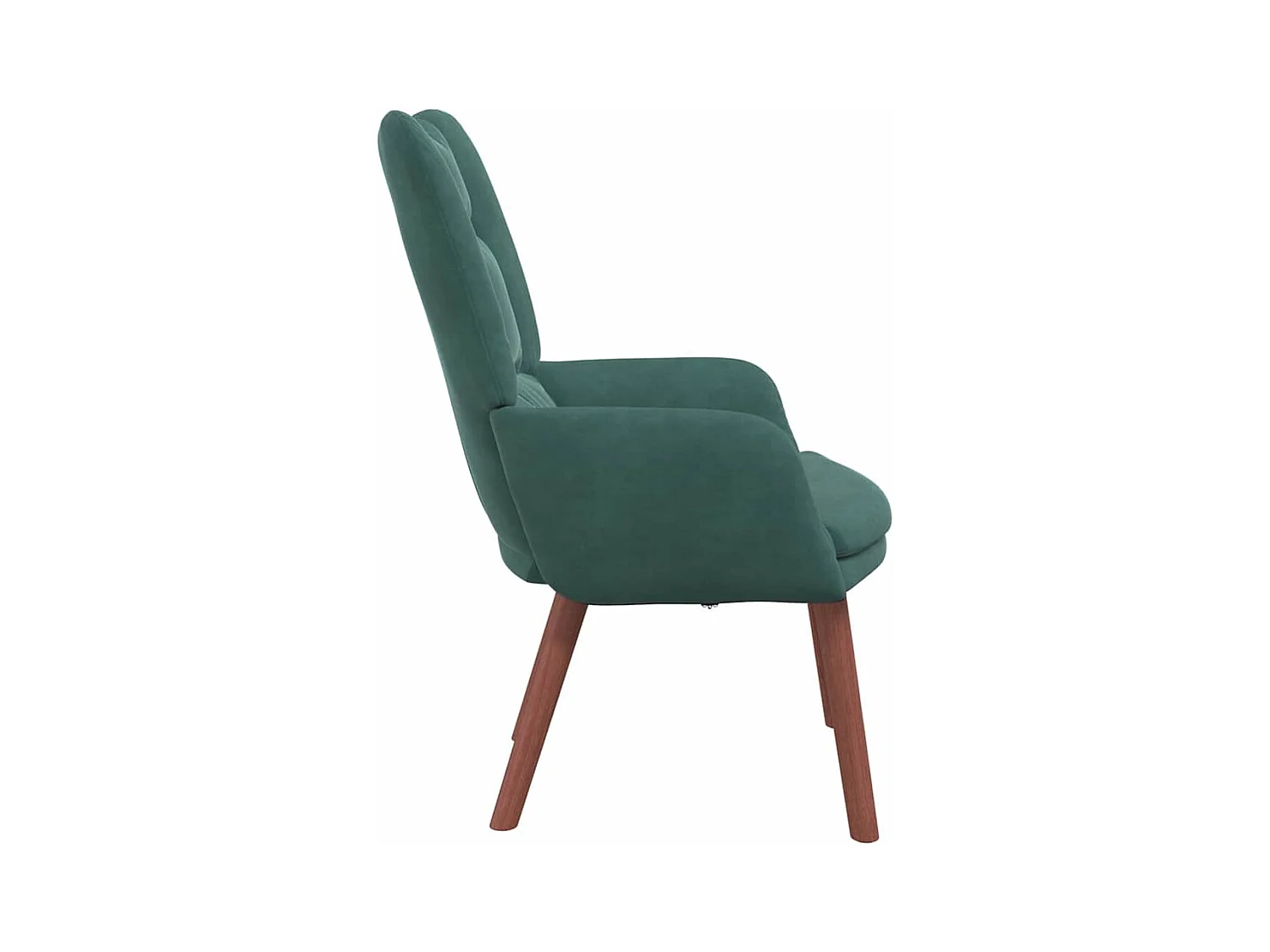 Sillón de relax | Silla Relax | Sillón de salón Verde oscuro 63x67x94 cm Terciopelo SHL4923