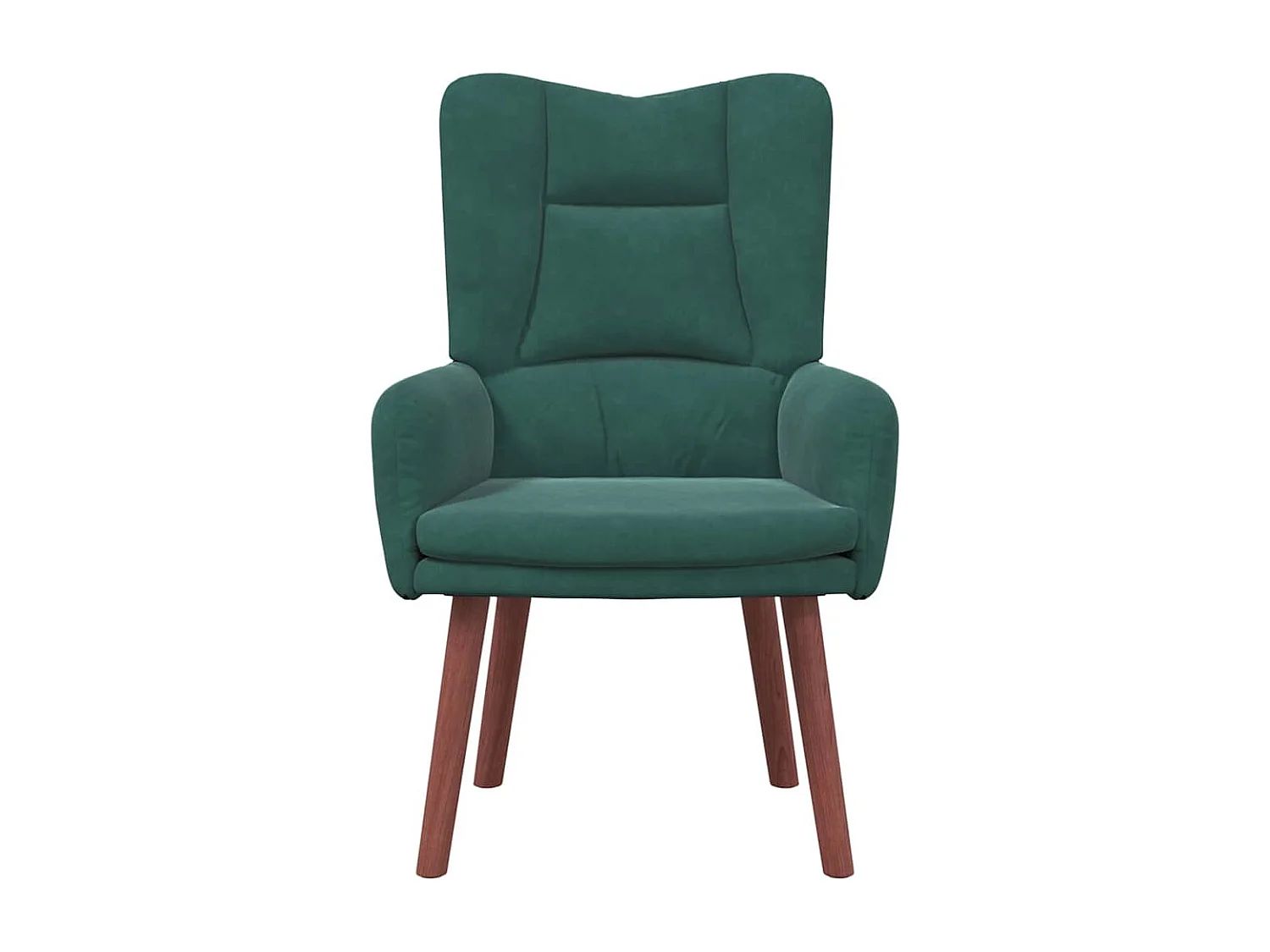 Relaxsessel | Lounge Sessel für Wohnzimmer Dunkelgrün 63x67x94 cm Samt SHL51837