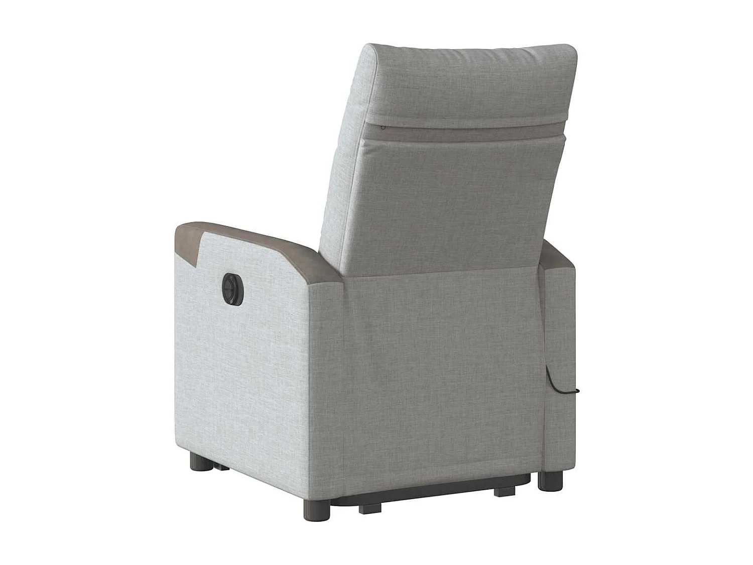 Sillón de salón | Silla | Sillón de masaje eléctrico reclinable elevable tela gris nube SHL4738