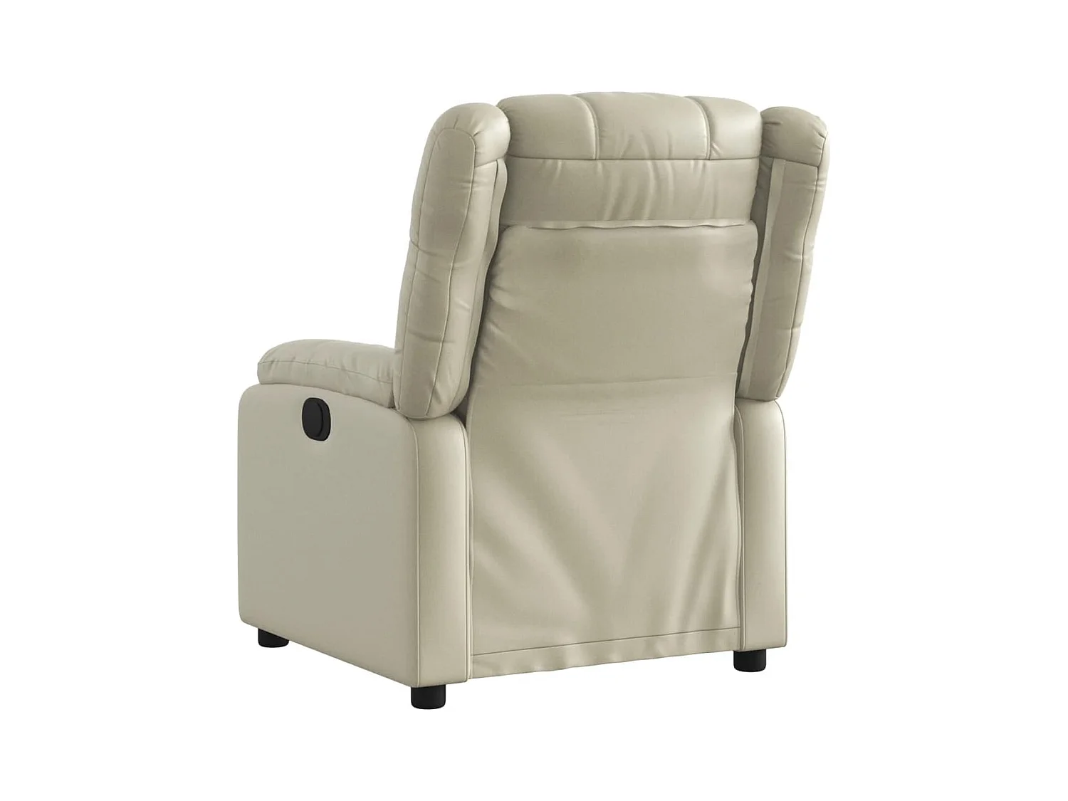 Sillón de relax | Silla | Sillón reclinable eléctrico de cuero sintético crema SHL3781