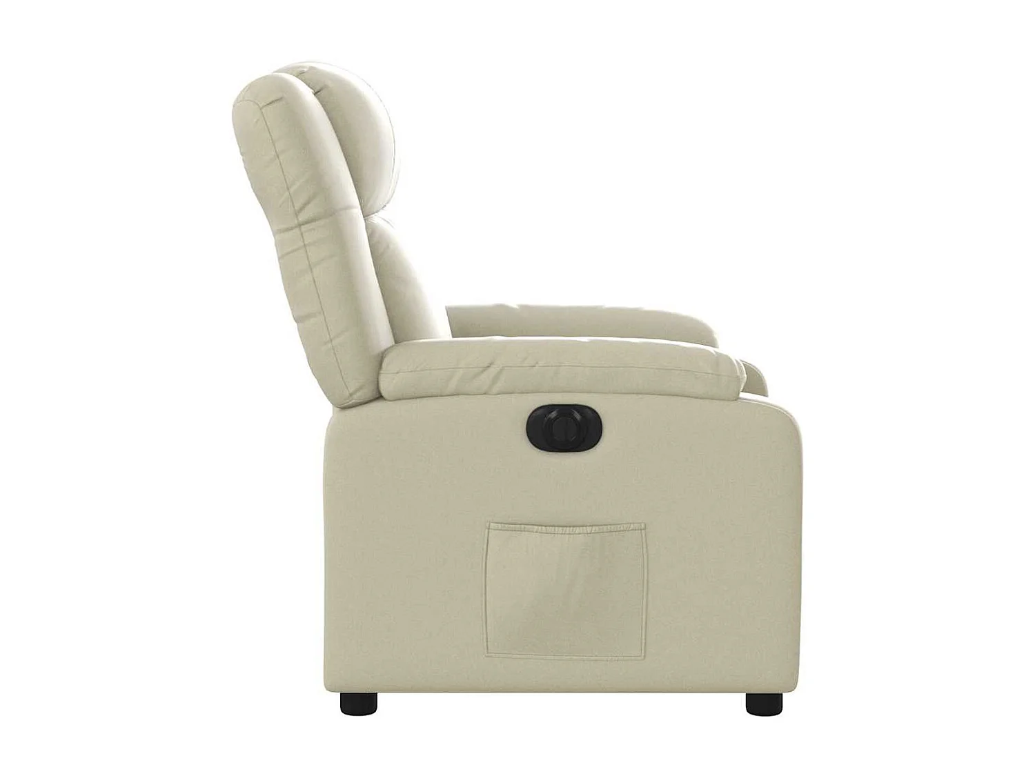 Sillón de relax | Silla | Sillón reclinable eléctrico de cuero sintético crema SHL3781