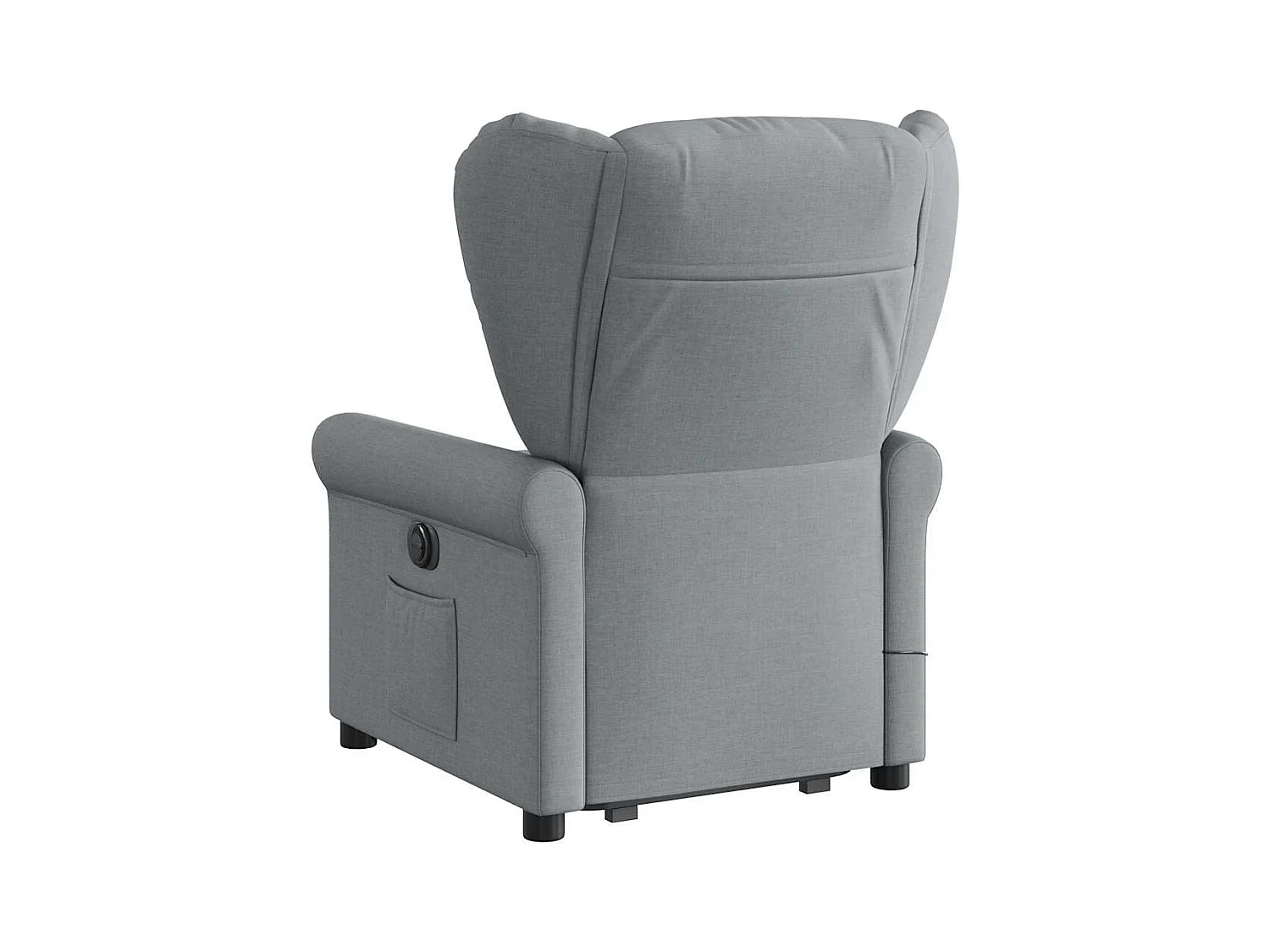 Sillón de salón | Silla | Sillón de masaje eléctrico reclinable elevable tela gris claro SHL9309