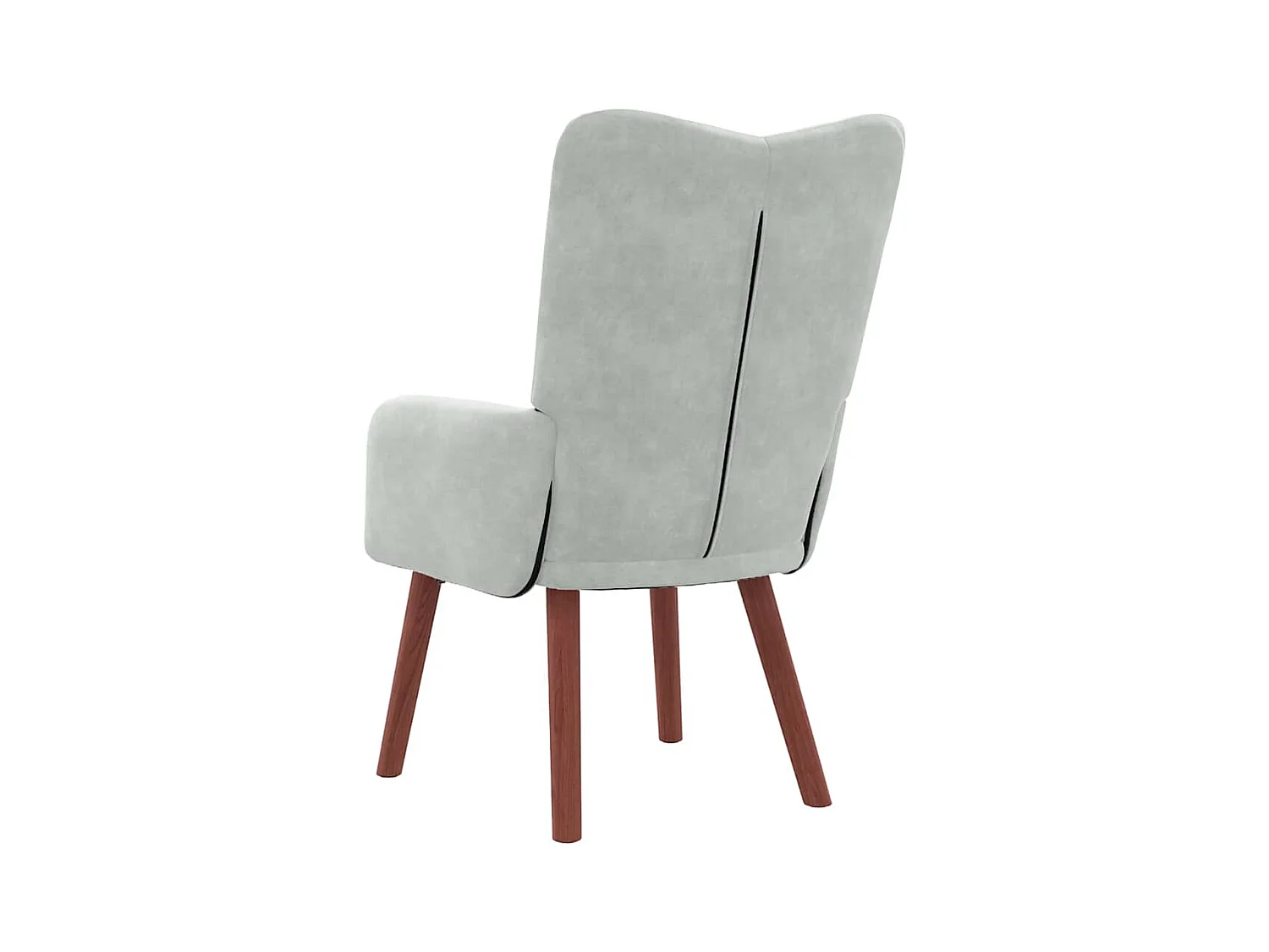 Sillón de relax | Silla Relax | Sillón de salón Gris claro 63x67x94 cm Terciopelo SHL9792