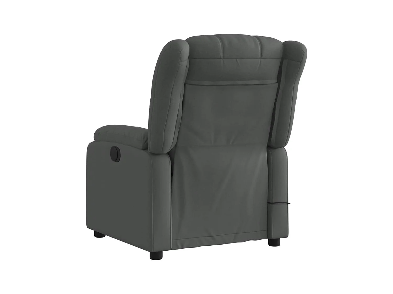 Sillón de relax | Sillón reclinable de masaje eléctrico tela gris oscuro SHL3826