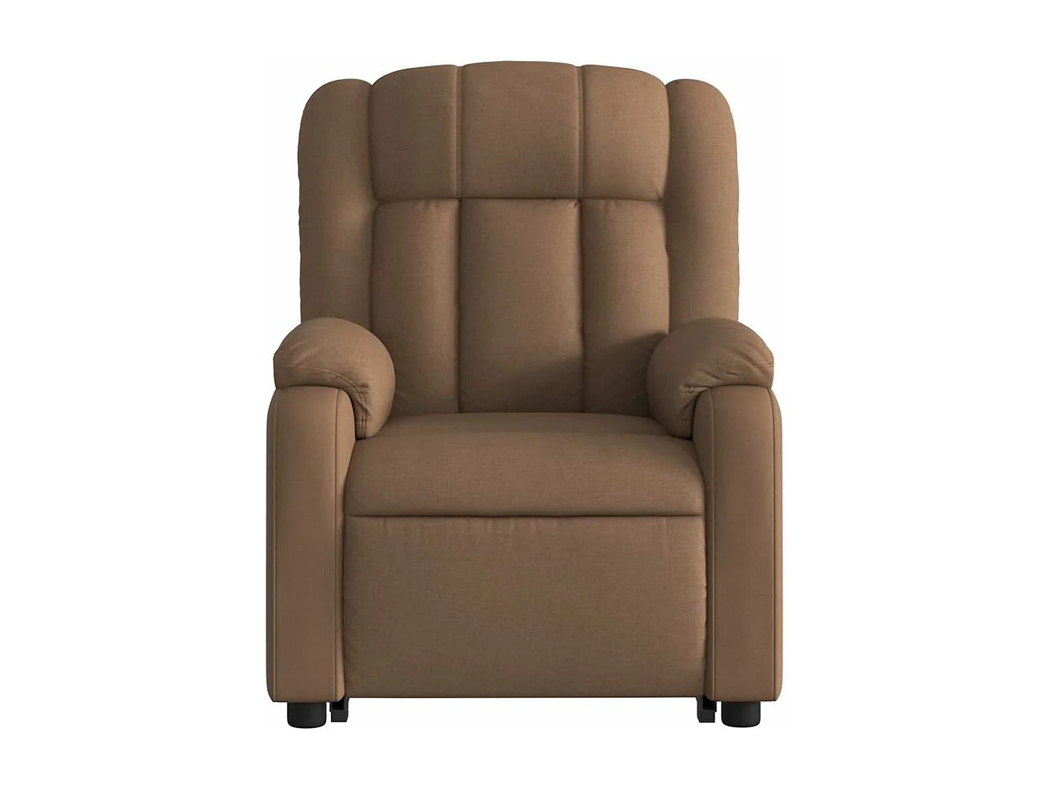 Relaxsessel mit Aufstehhilfe Elektrisch | Lounge Sessel indoor Braun Stoff SHL68056