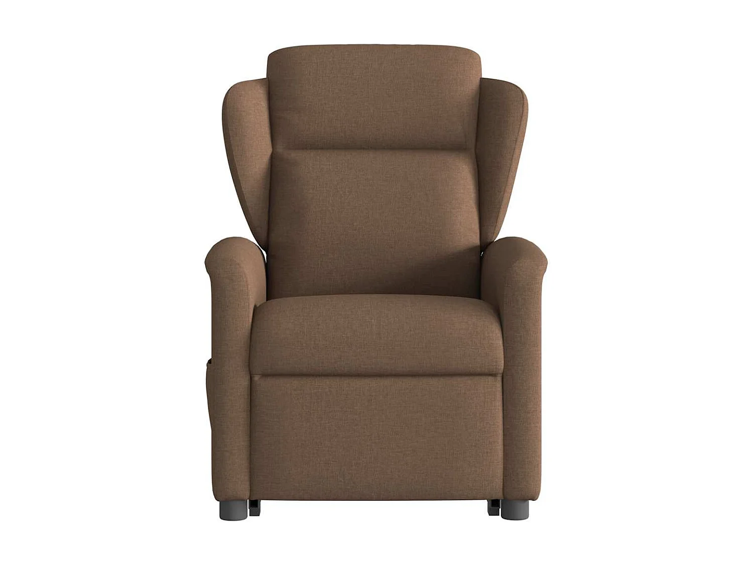 Fauteuil inclinable électrique-Chaise de relax-Fauteuil TV marron tissu SHL2037