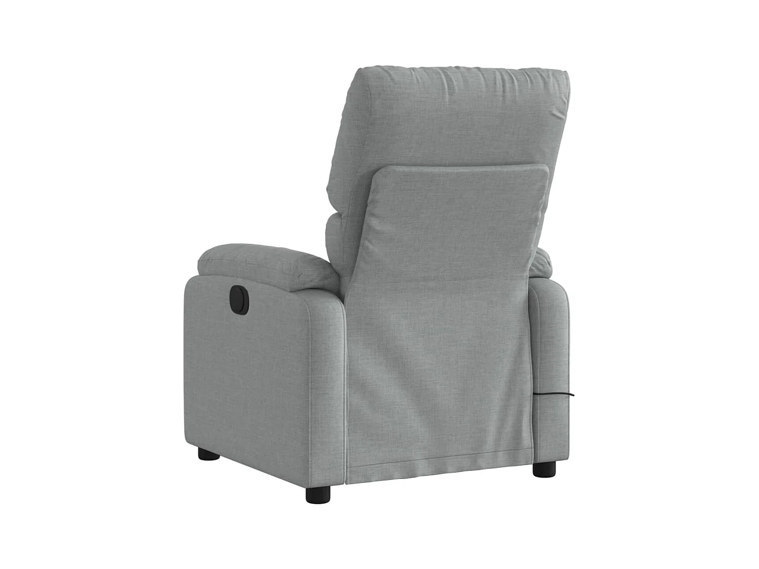 Fauteuil inclinable-Chaise de relax-Fauteuil de Massage gris clair tissu SHL1615