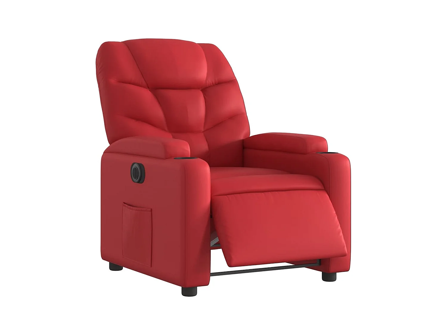 Sillón de relax | Silla | Sillón reclinable eléctrico de cuero sintético rojo SHL3018