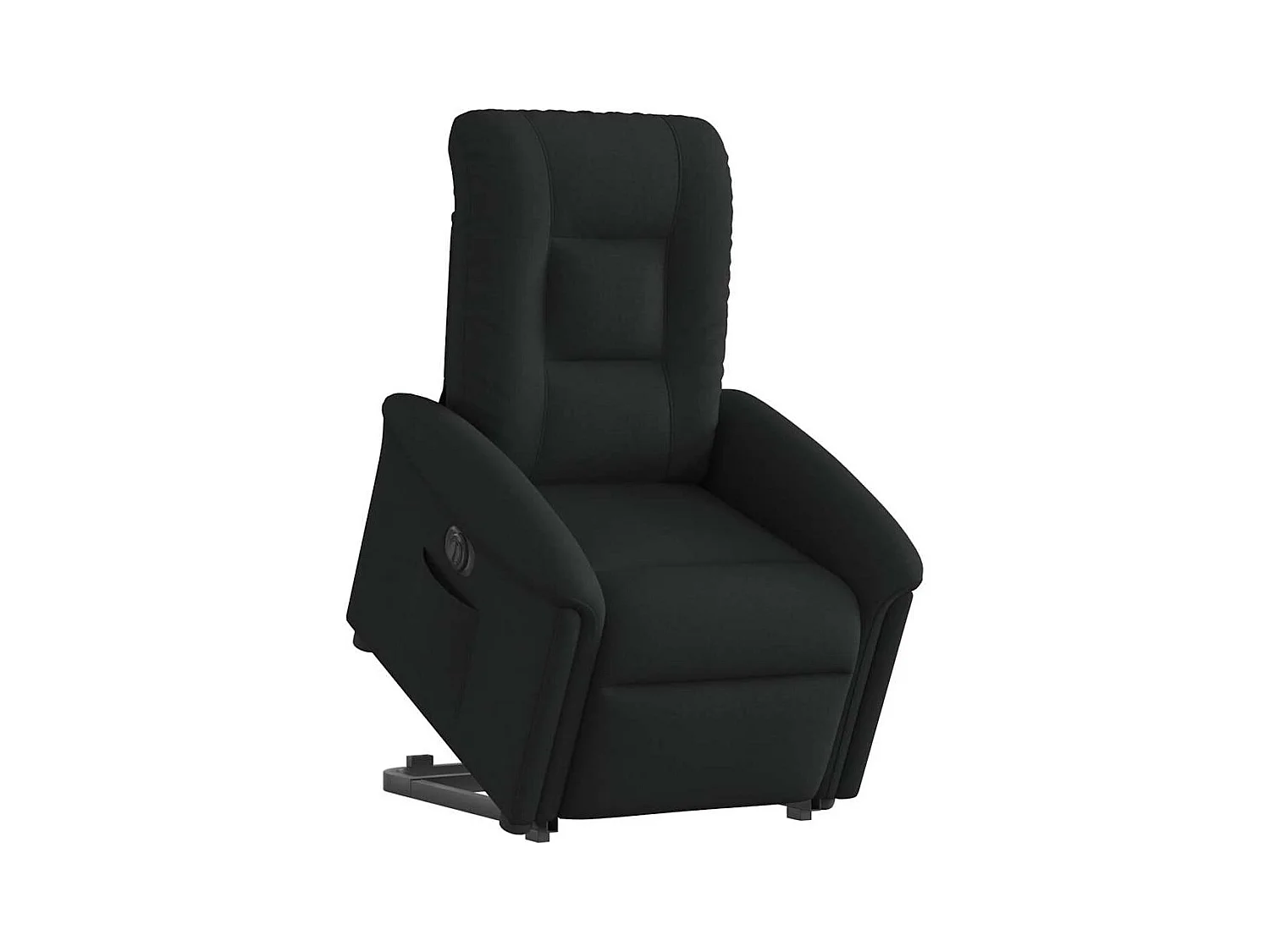 Fauteuil inclinable électrique-Chaise de relax-Fauteuil TV noir tissu SHL4840