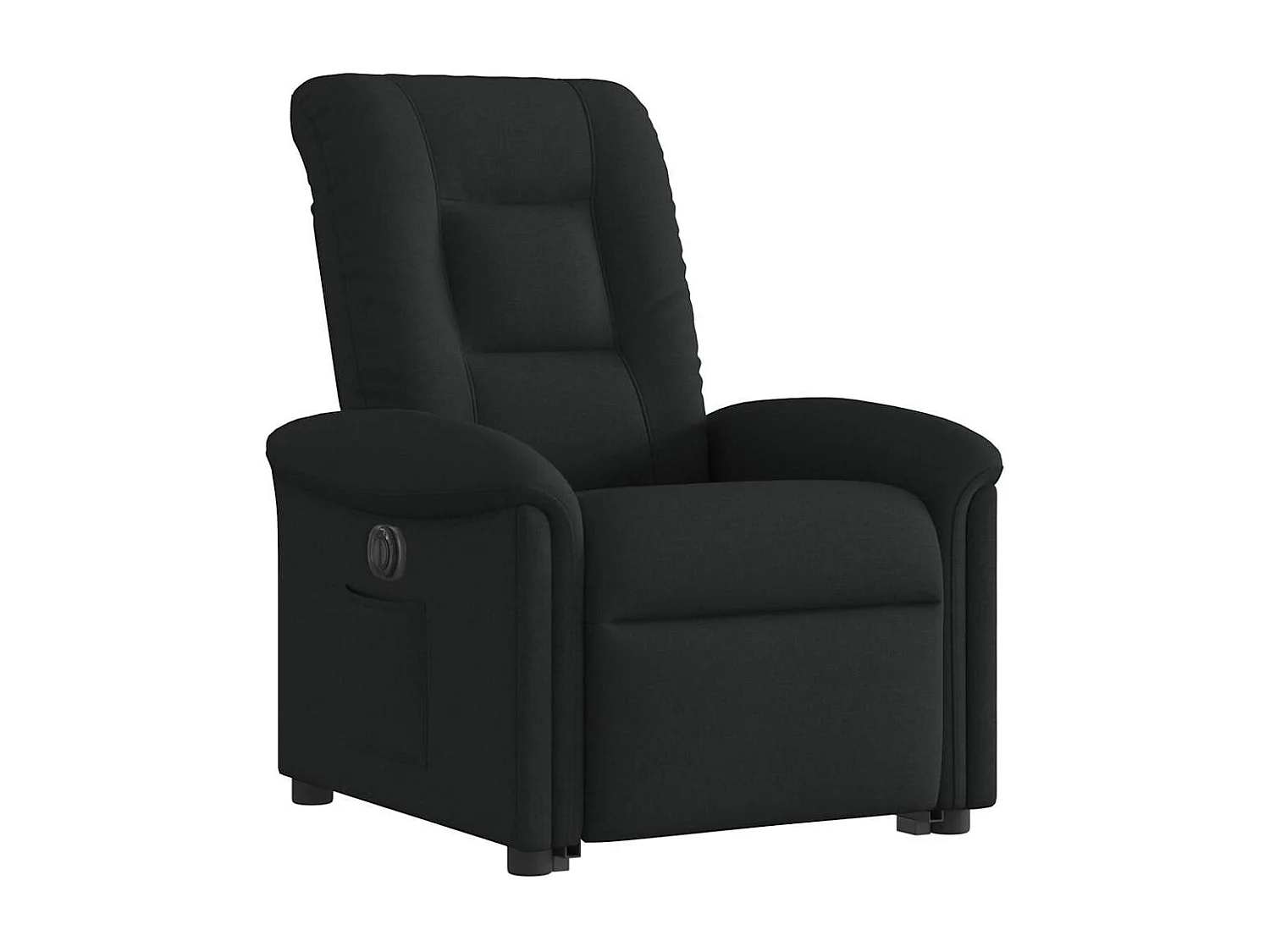 Fauteuil inclinable électrique-Chaise de relax-Fauteuil TV noir tissu SHL4840