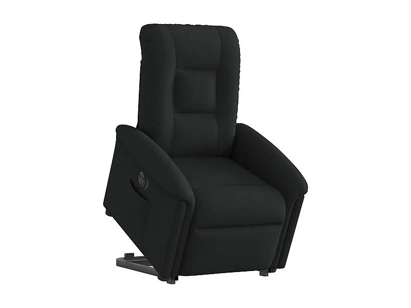 Fauteuil inclinable électrique-Chaise de relax-Fauteuil TV noir tissu SHL4840