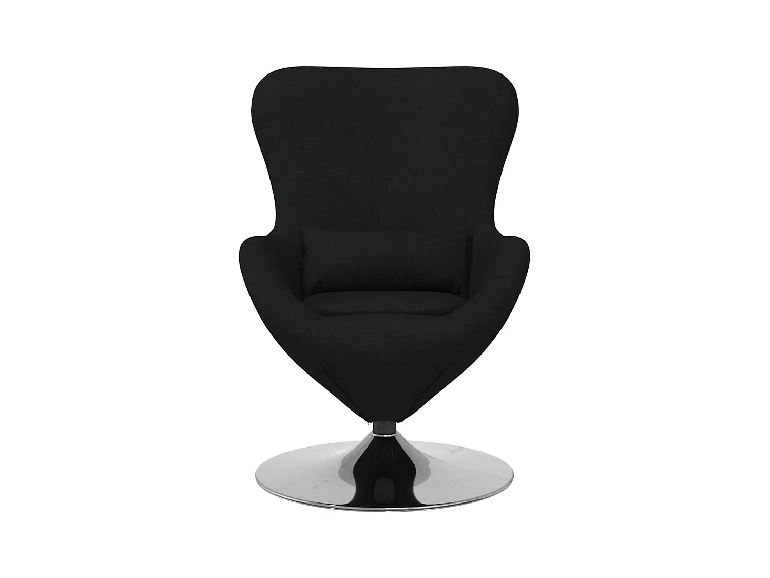 Sillón de relax | Sillón huevo Negro 63x73x90 cm tela SHL5219